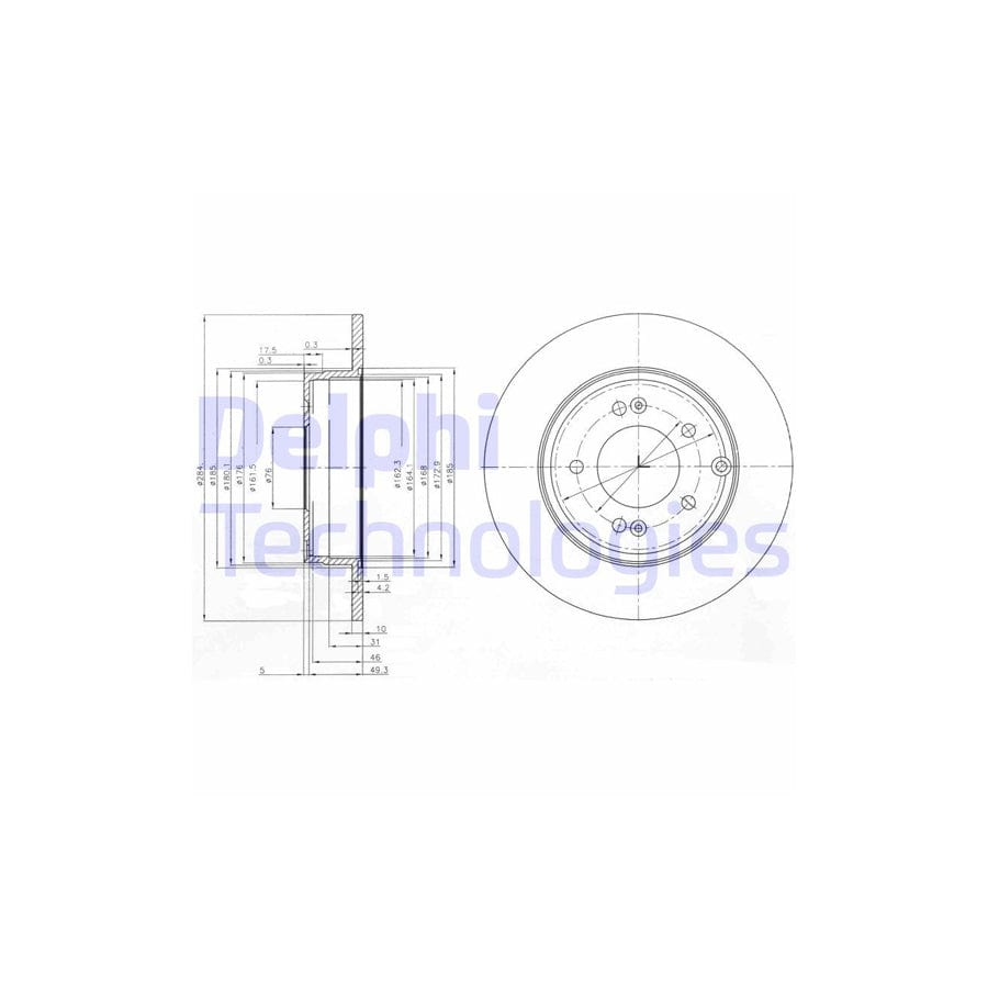 Delphi Bg4012 Brake Disc