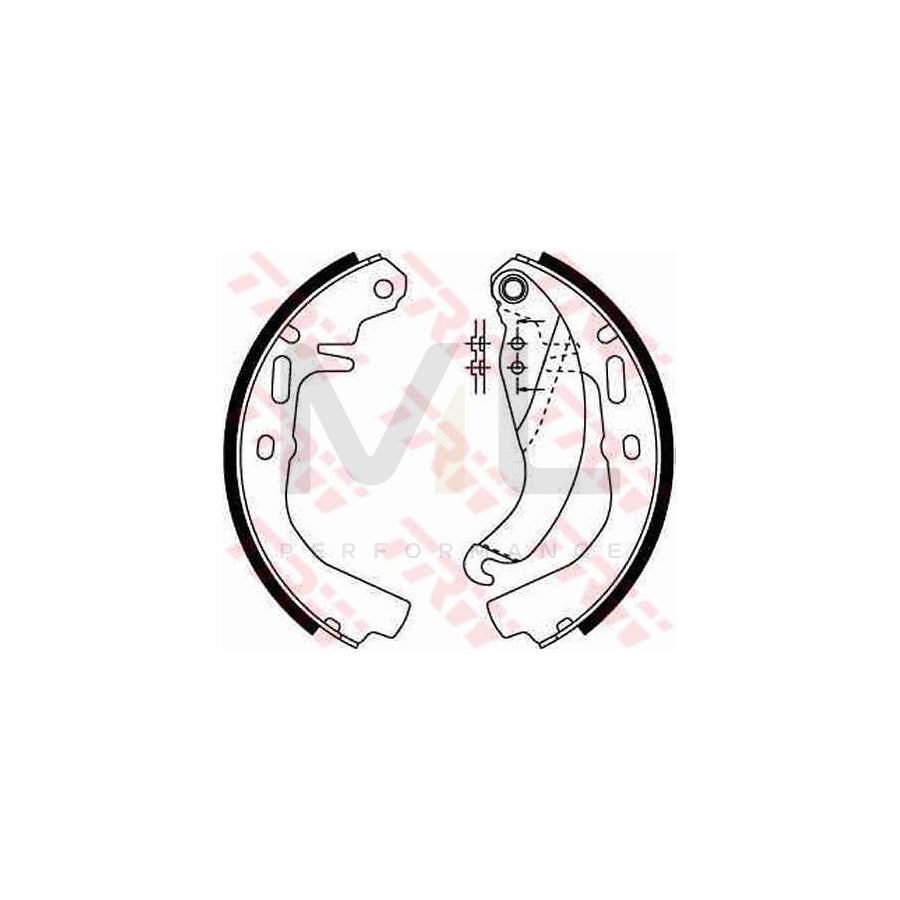 TRW GS6186 Brake Shoe Set | ML Performance Car Parts