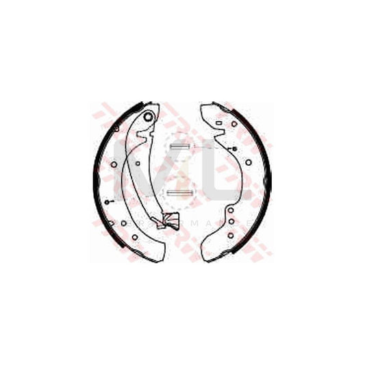 TRW GS8545 Brake Shoe Set | ML Performance Car Parts