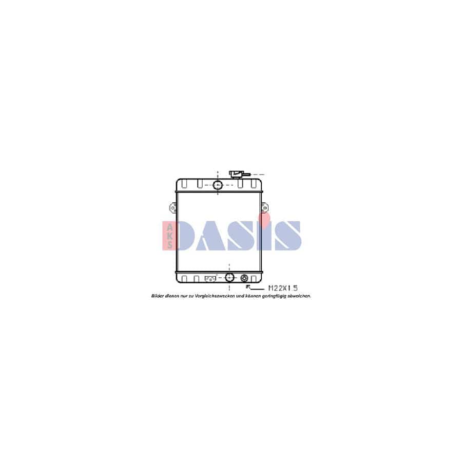 AKS Dasis 040420N Engine Radiator