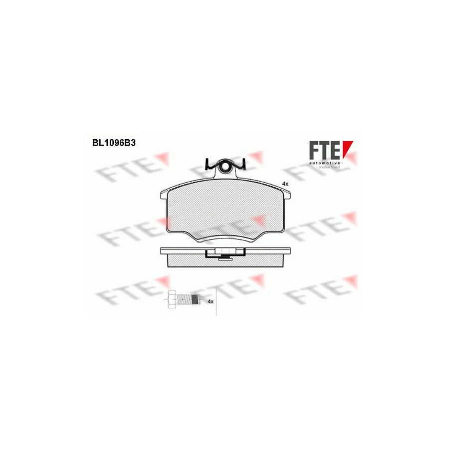 FTE Bl1096B3 Brake Pad Set