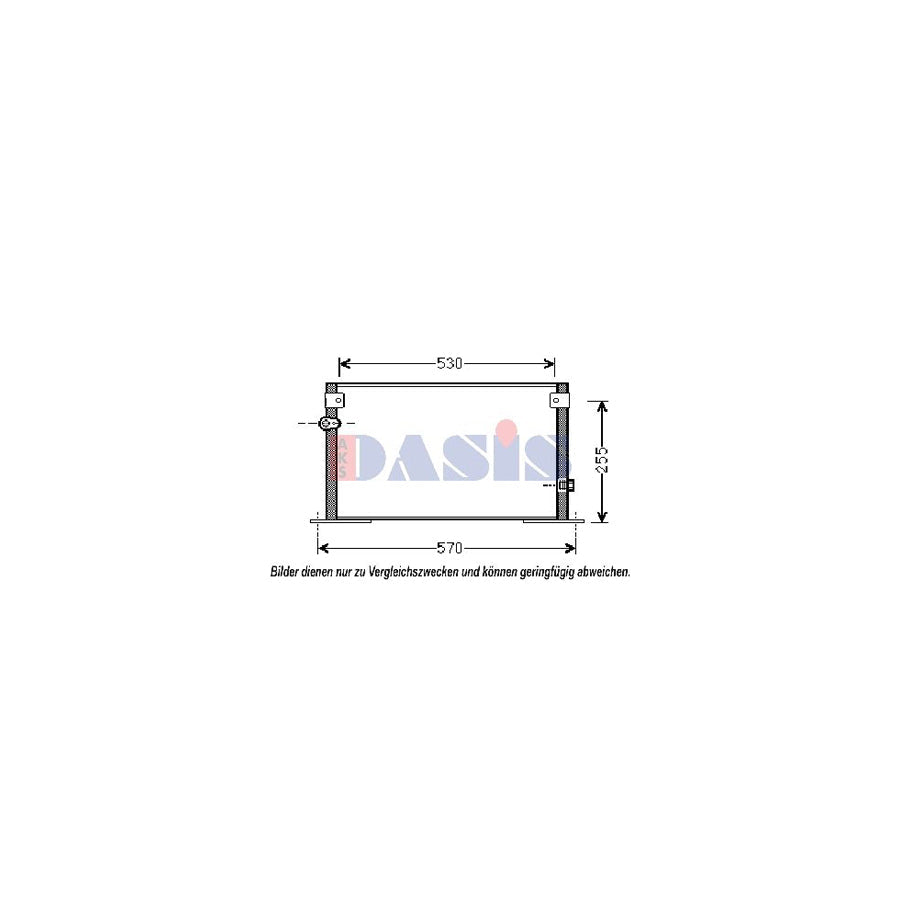 AKS Dasis 212071N Air Conditioning Condenser