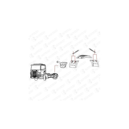 Covind 144/516 Holder, Mudguard
