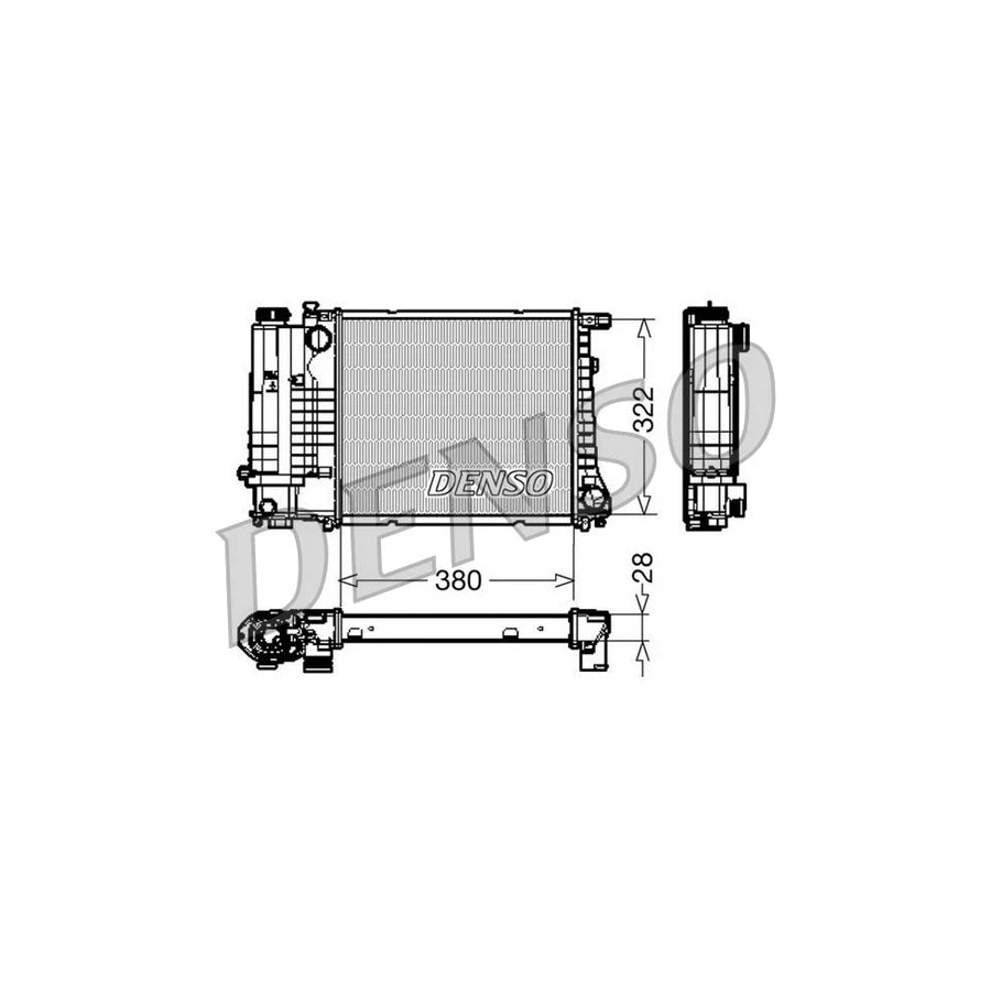 DENSO DRM05044 Engine Radiator