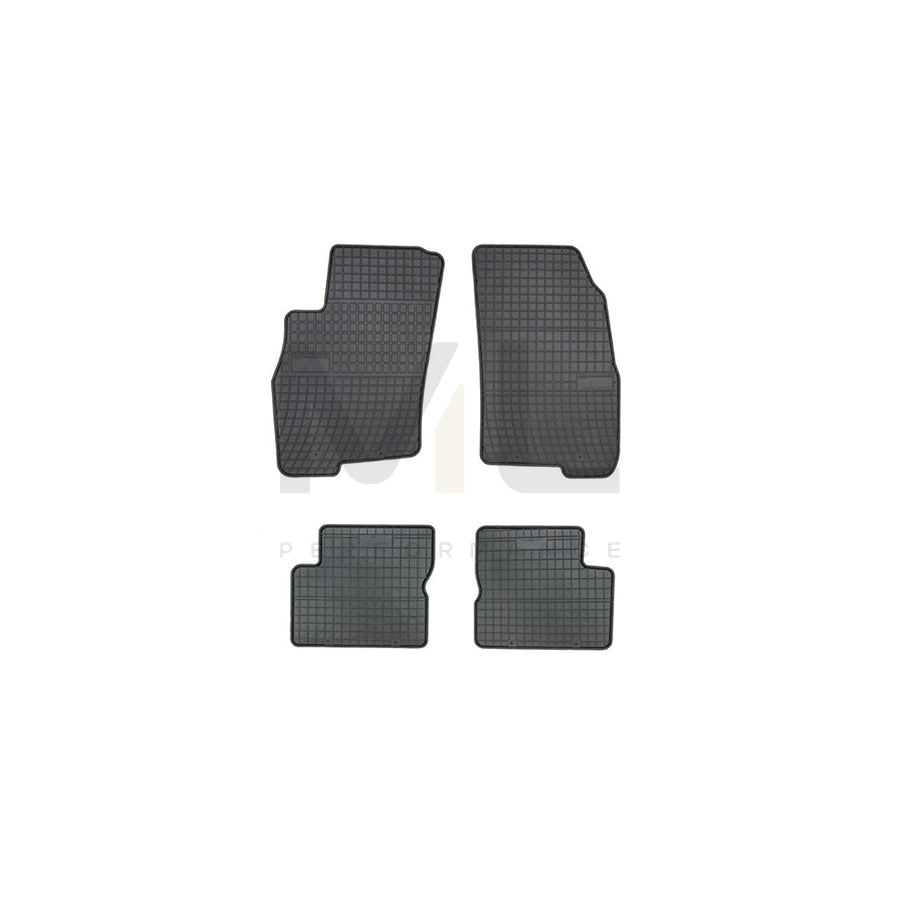 FROGUM Tailored 542582 Floor mat set for ALFA ROMEO MiTo (955) Elastomer, Front and Rear, Quantity: 4, Black, (LHD)