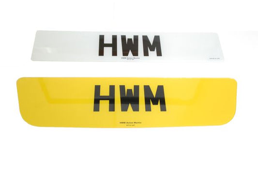Aston Martin SFR-FRONT+DBS-REAR Set of Number Plates | ML Performance US Car Parts