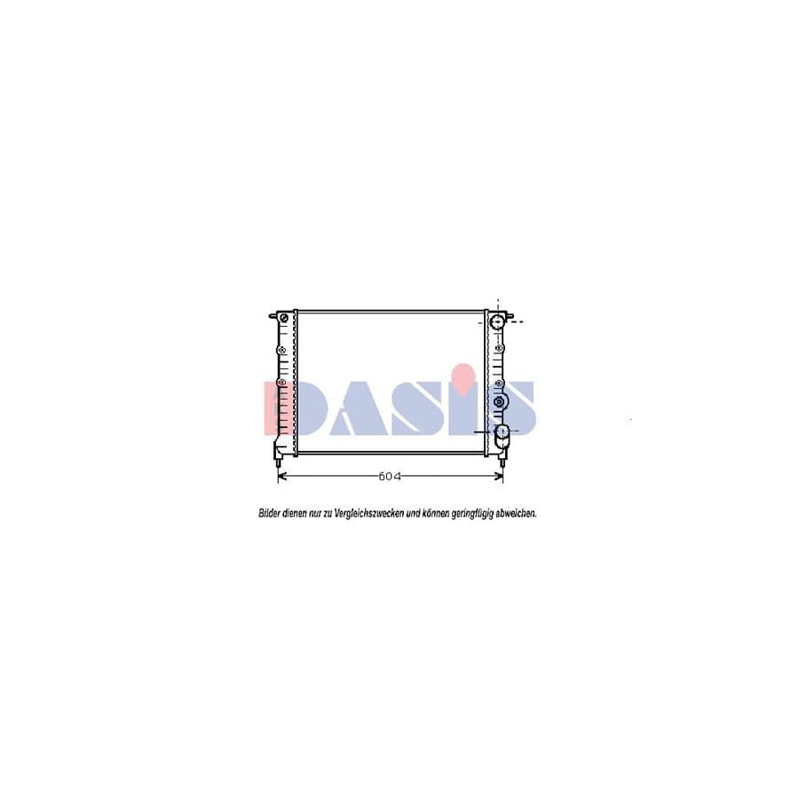 AKS Dasis 180960N Engine Radiator for Renault 21