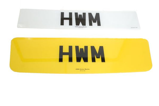 Aston Martin SFR-FRONT+DB9-REAR Set of Number Plates | ML Performance US Car Parts