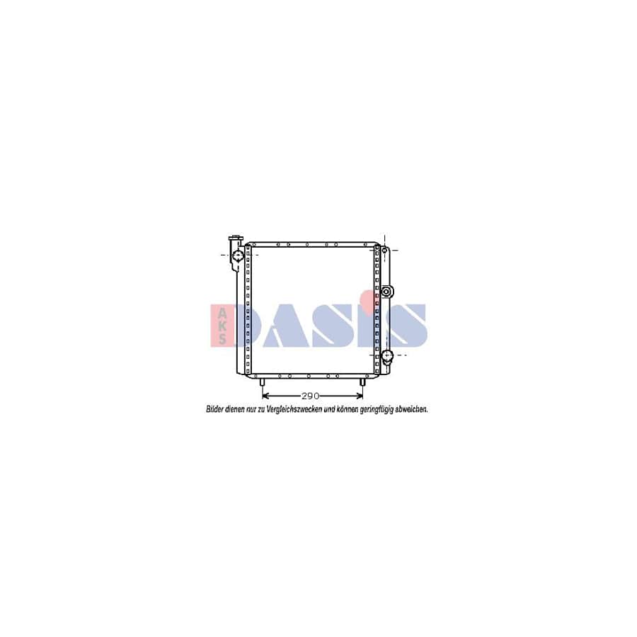 AKS Dasis 180990N Engine Radiator