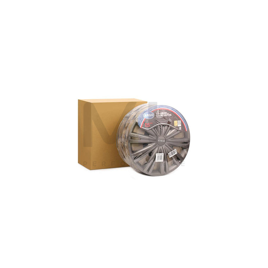 ARGO 15 GIGA DARK Wheel trims 15 Inch Black/Silver