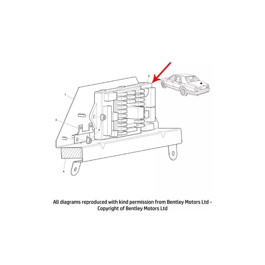 GENUINE Rolls-Royce & Bentley PM30677PA FUSEBOX (MPW options)