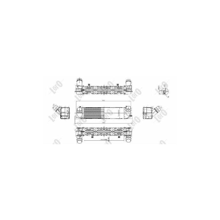 Abakus 0040180013 Intercooler