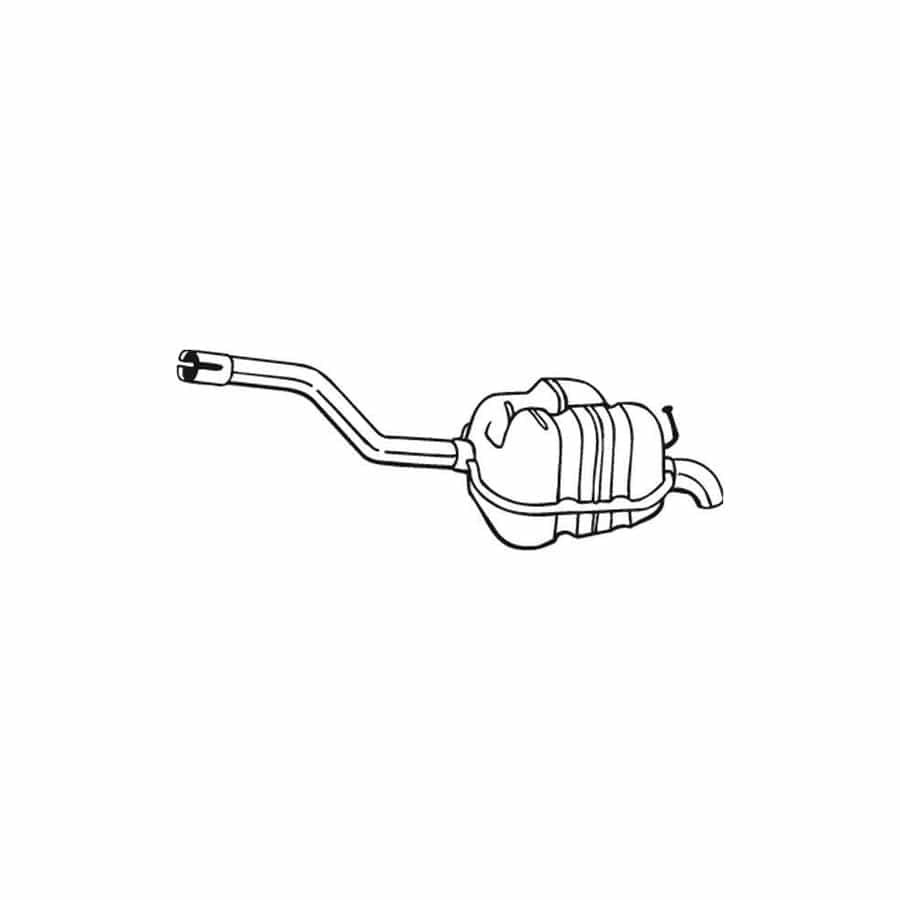 Bosal 233-543 Rear Silencer for VW Golf VI Variant (Aj5)
