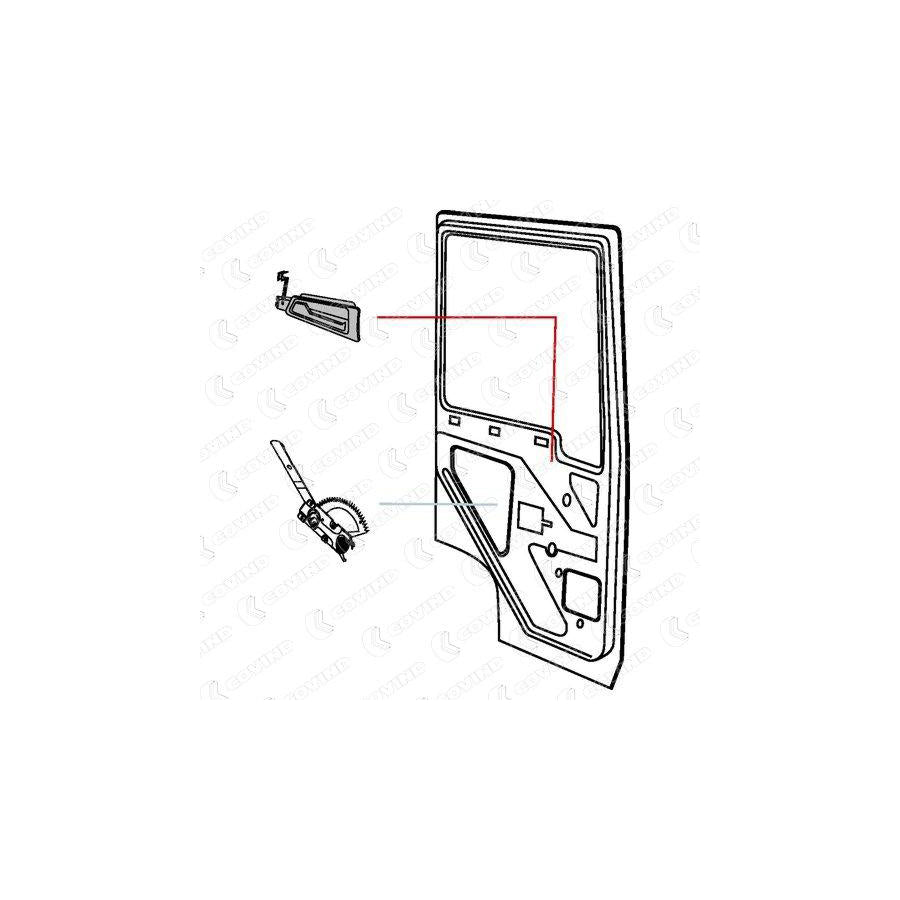 Covind XXL/173 Door Handle