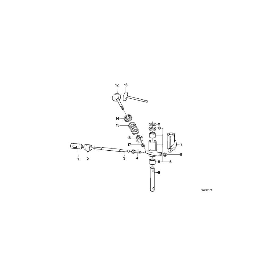 Genuine BMW 11341338660 Intake Valve D=42X8,3 (Inc. R 100 R, R 65 RT & R 80 GS) | ML Performance US Car Parts