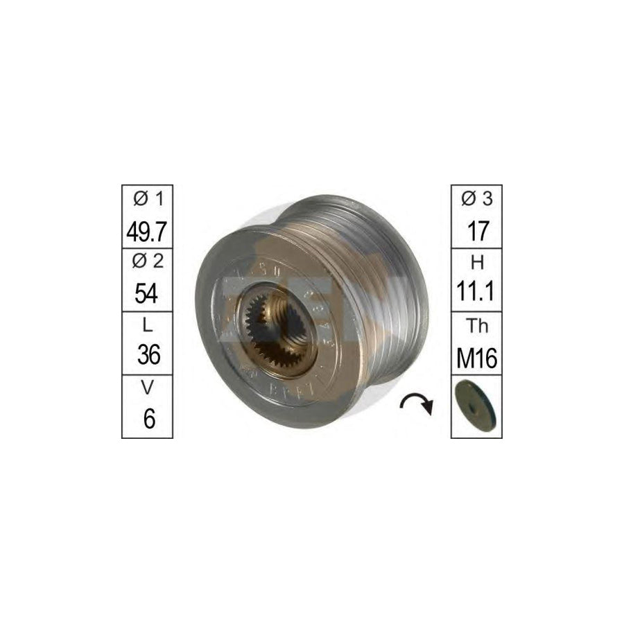 Era 219064 Alternator Freewheel Clutch