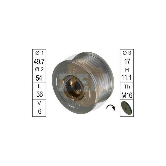 Era 219064 Alternator Freewheel Clutch