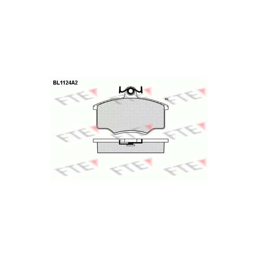 FTE Bl1124A2 Brake Pad Set