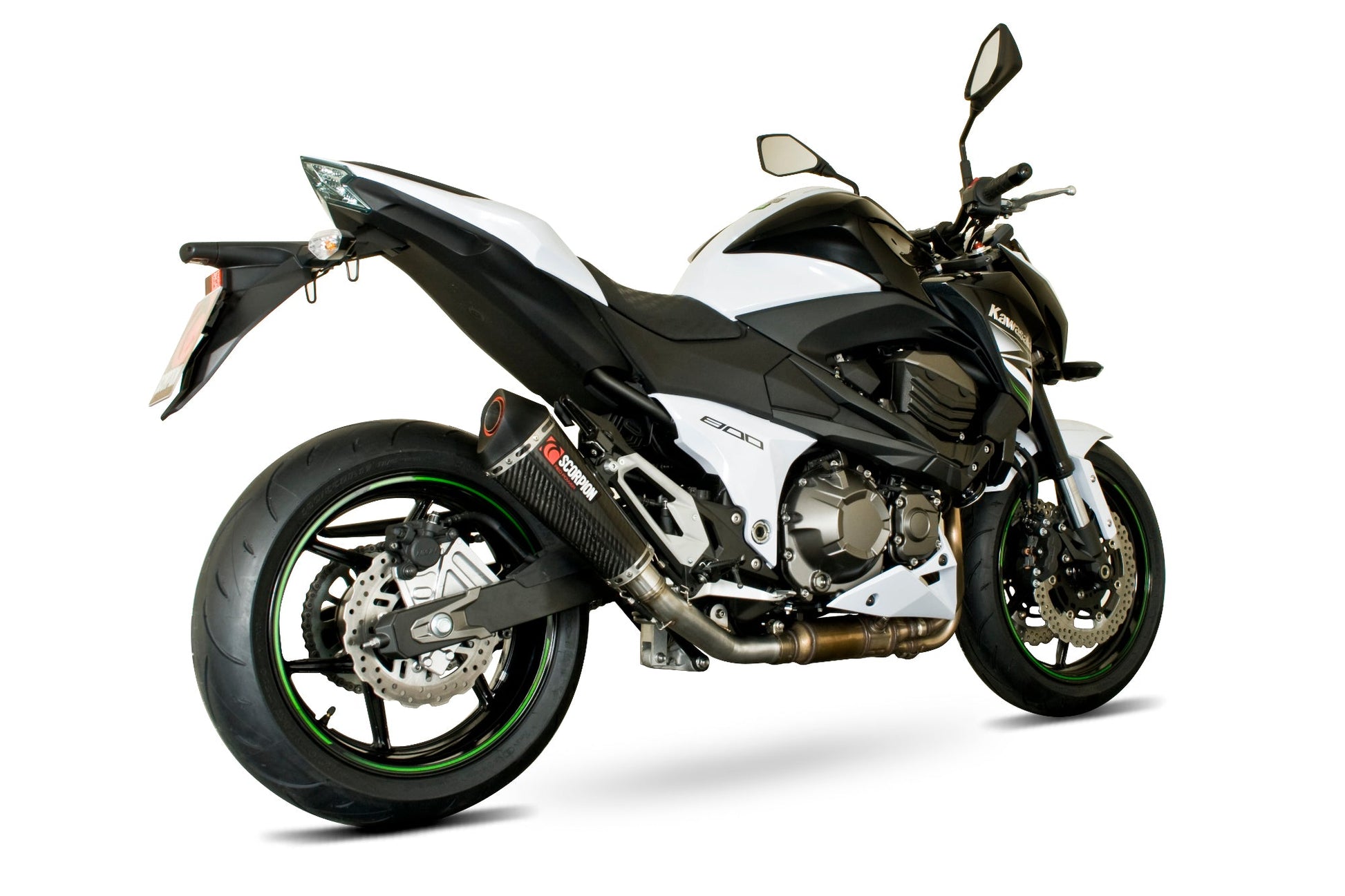 Scorpion RKA100CEO Kawasaki Z800 Serket Taper Slip-On - Carbon Fibre Sleeve | ML Performance US US