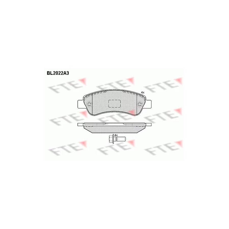 FTE 9010608 Brake Pad Set