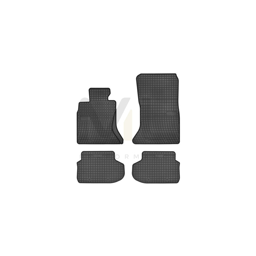 FROGUM Tailored 542780 Floor mat set for BMW 5 Series Elastomer, Front and Rear, Quantity: 4, Black, (LHD)