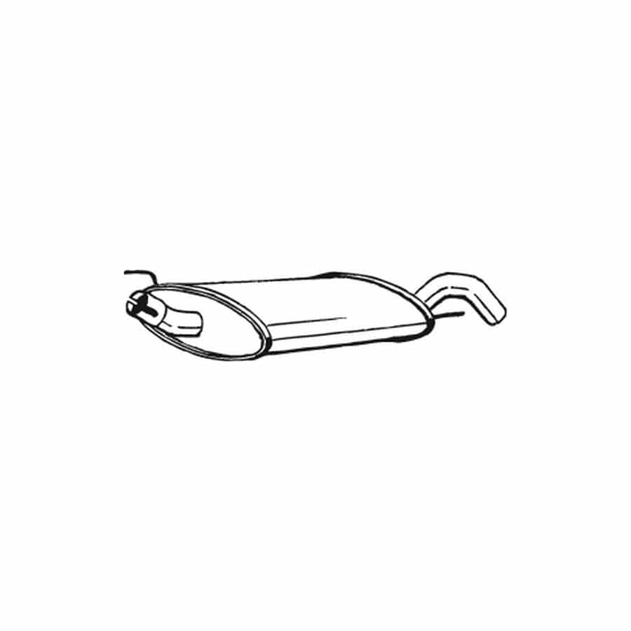 Bosal 233-735 Rear Silencer for VW Golf