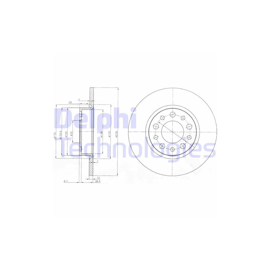 Delphi Bg3994 Brake Disc