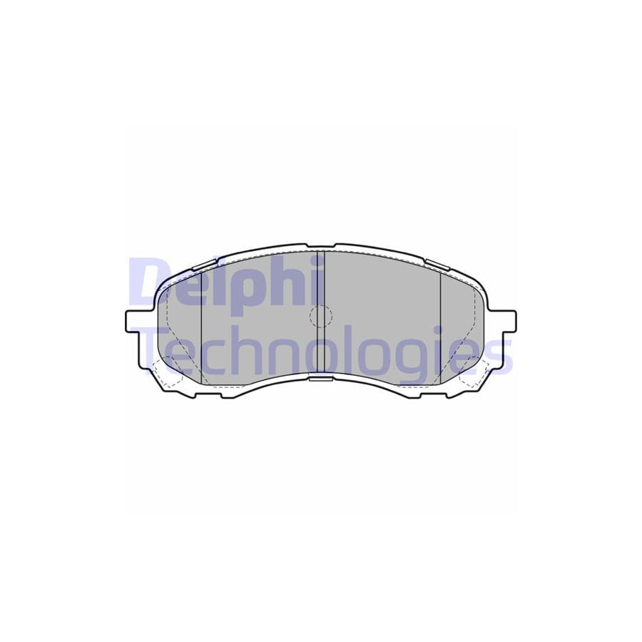 Delphi Lp2128 Brake Pad Set For Subaru Impreza