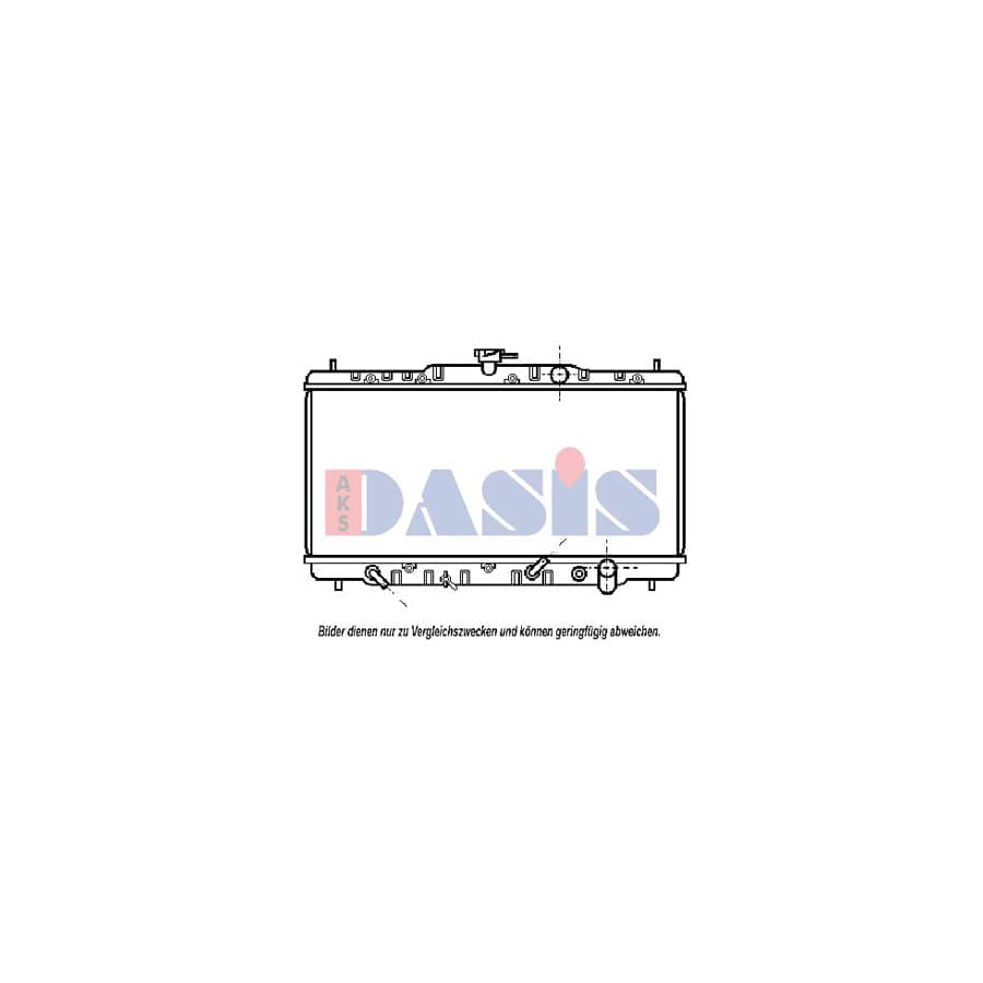 AKS Dasis 101250N Engine Radiator for Honda Accord
