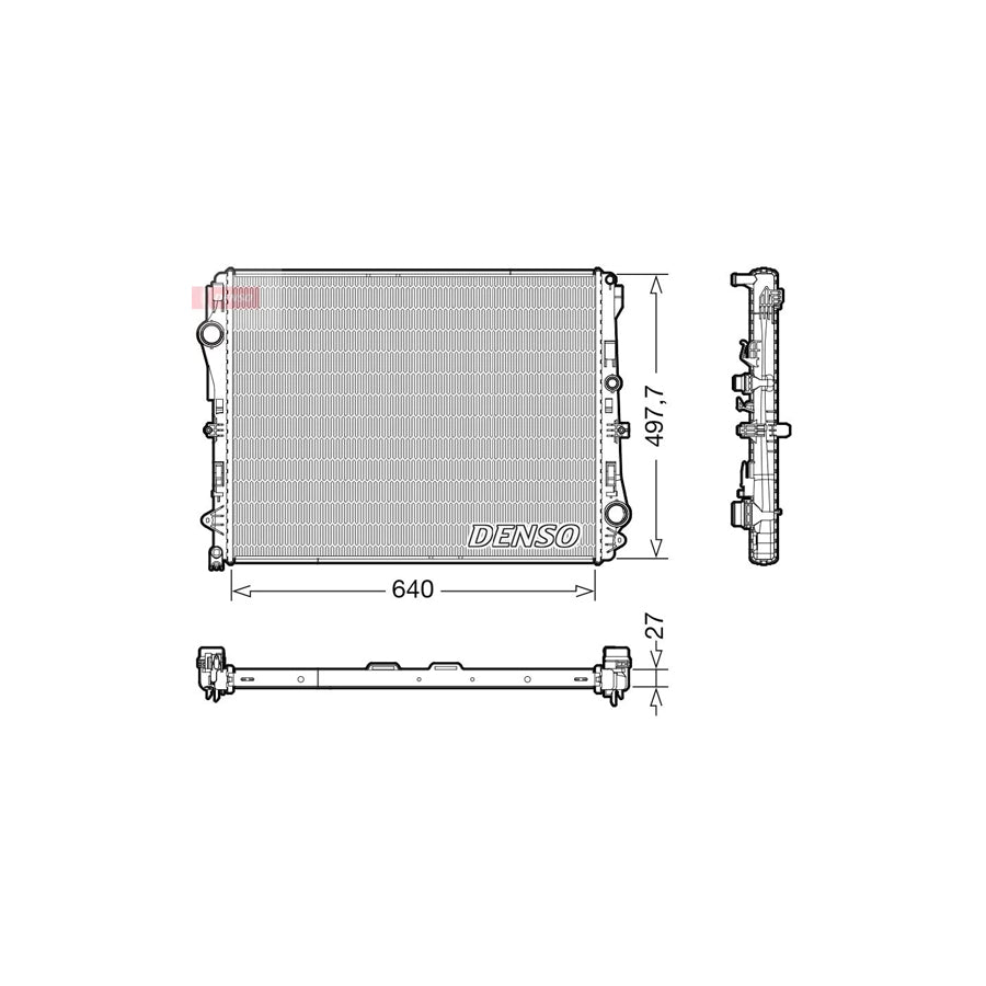 DENSO DRM17116 Engine Radiator