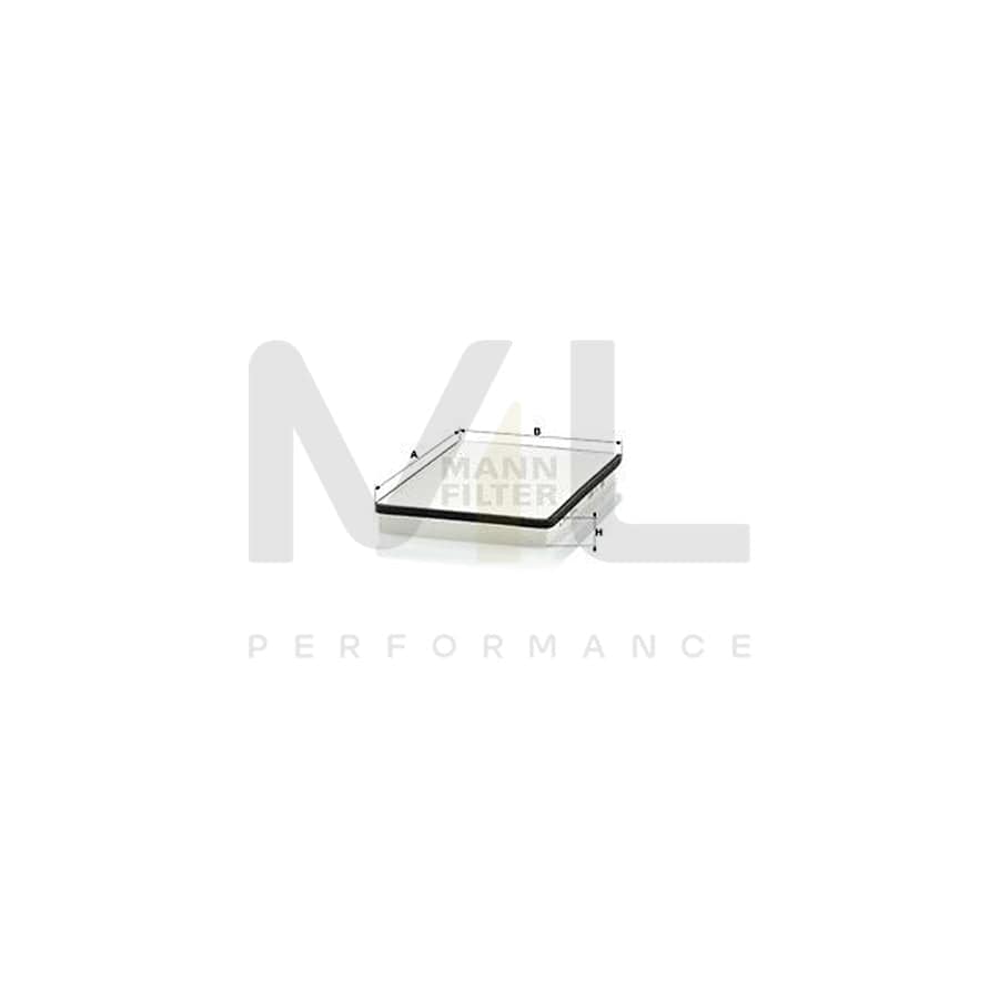 MANN-FILTER CU 2672 Pollen filter for VW PASSAT Particulate Filter