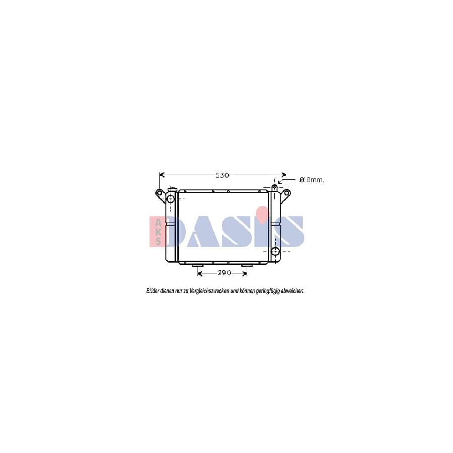 AKS Dasis 181000N Engine Radiator