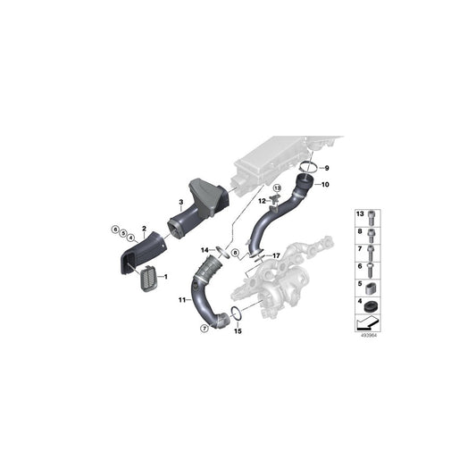Genuine BMW 13718617095 G12 Air Duct 45078 (Inc. M760iX & M760LiX) | ML Performance US Car Parts