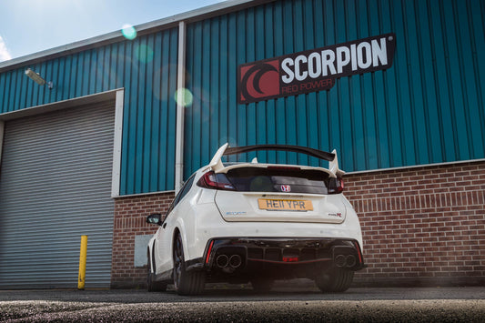 Scorpion SHD014 Honda Civic Type R FK2 (LHD) Resonated Cat-Back System | ML Performance US US