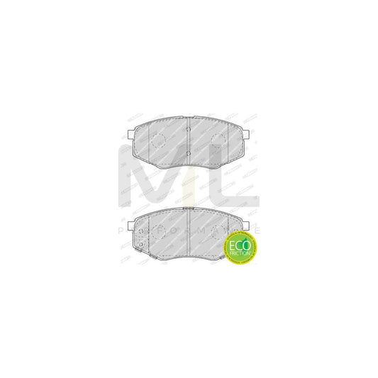 Ferodo Premier Eco Friction Fdb1114 Brake Pad Set Incl. Wear Warning Contact, With Brake Caliper Screws, With Accessories | ML Performance Car Parts
