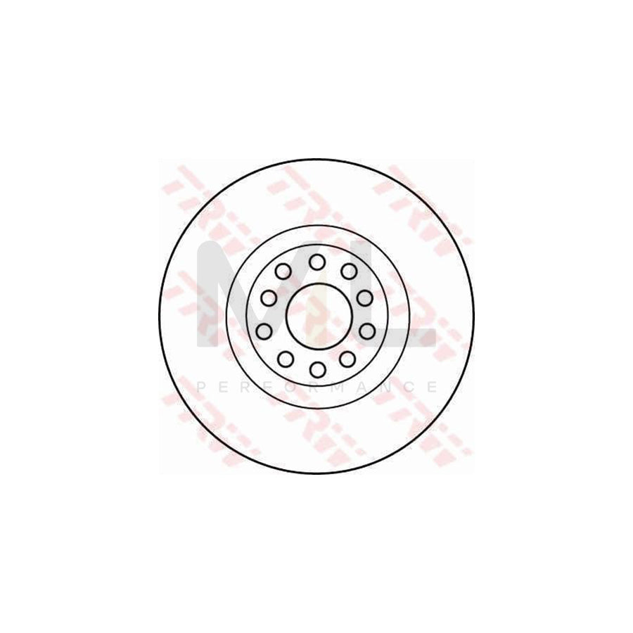 TRW DF4209 Brake Disc Vented | ML Performance Car Parts
