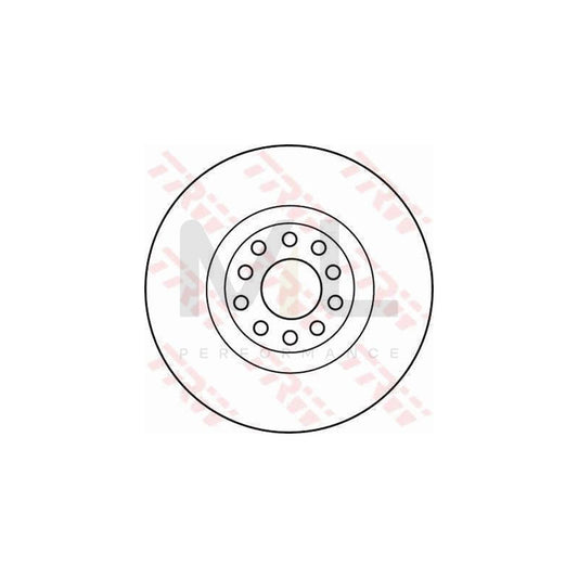 TRW DF4209 Brake Disc Vented | ML Performance Car Parts