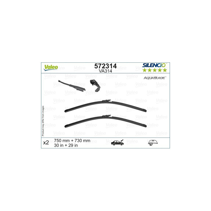 Valeo 572314 Wiper Blade | ML Performance US Car Parts