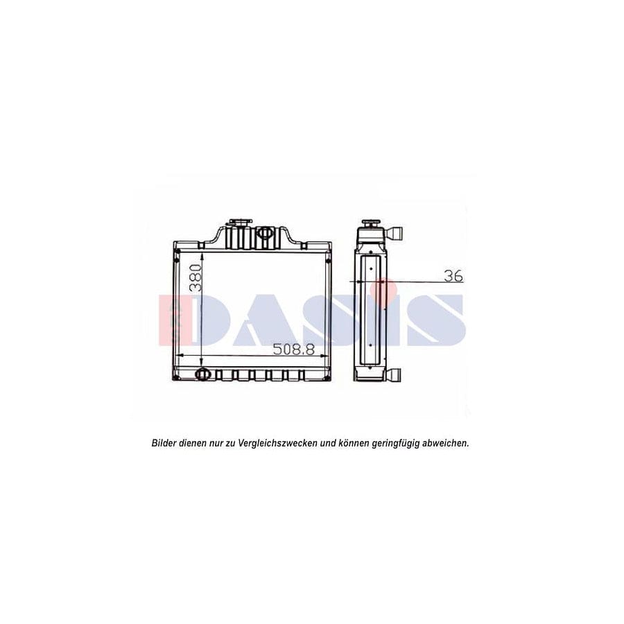 AKS Dasis 440635N Engine Radiator