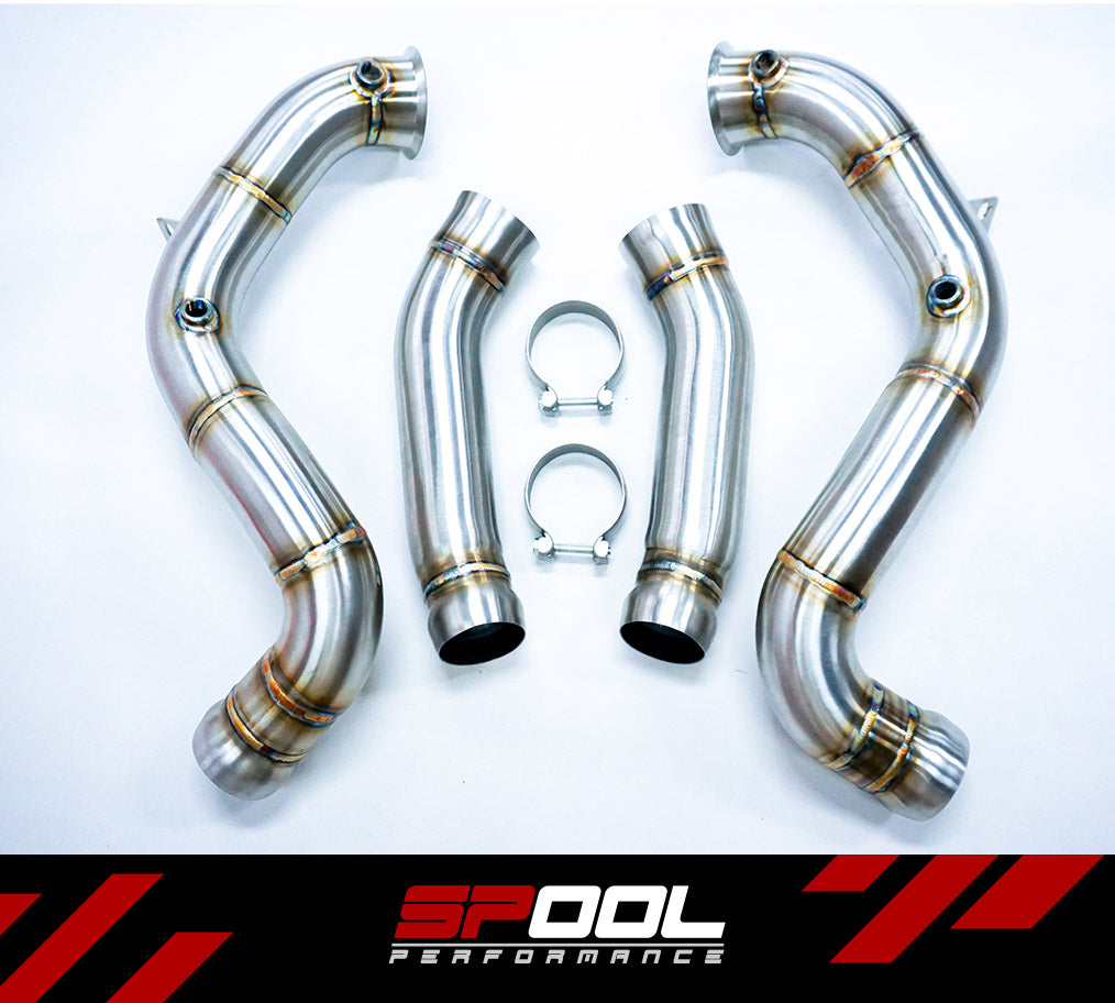 Spool Performance AMG M177 E63 Downpipes [Upgraded Race Downpipes]