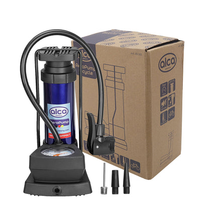 Heyner 201300 Mini Floor Pump With Pressure Gauge