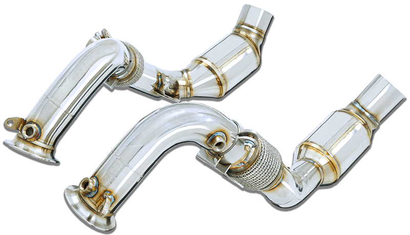 Stone Exhaust BMW S63M F90 F91 F92 F93 Eddy Catalytic Downpipe (M5 & M8)