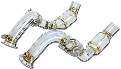 Stone Exhaust BMW S63M F90 F91 F92 F93 Eddy Catalytic Downpipe (M5 & M8)