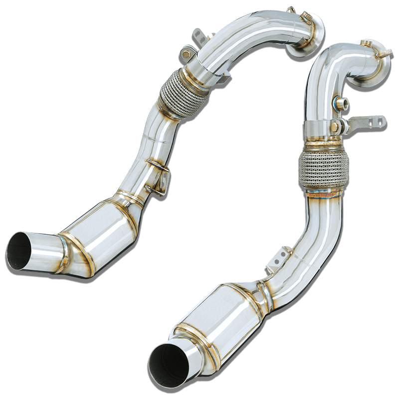 Stone Exhaust BMW S63M F90 F91 F92 F93 Eddy Catalytic Downpipe (M5 & M8)