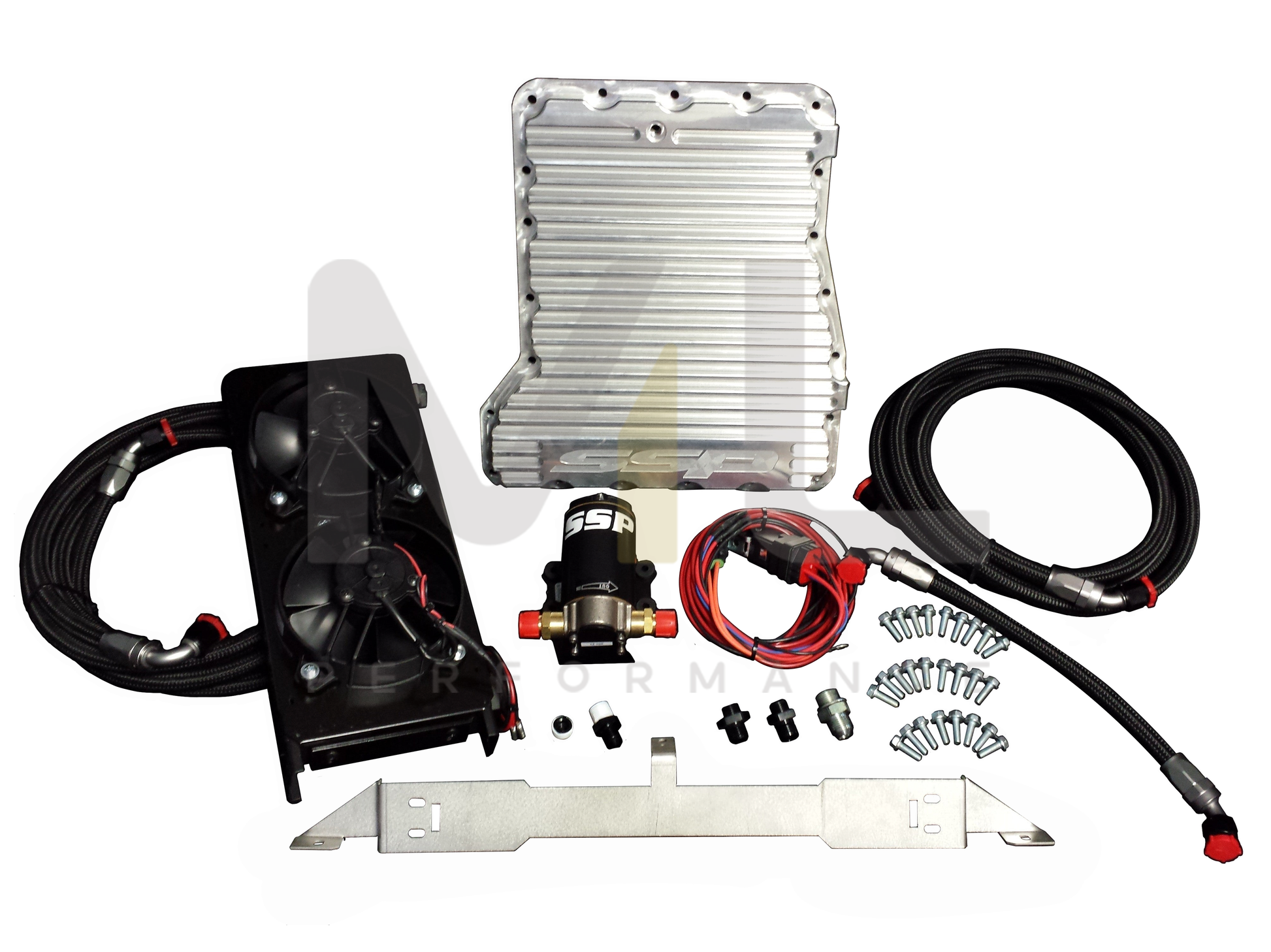 SSP Nissan GR6 R35 GT-R Titan Series Front Mount Transmission Cooling Package