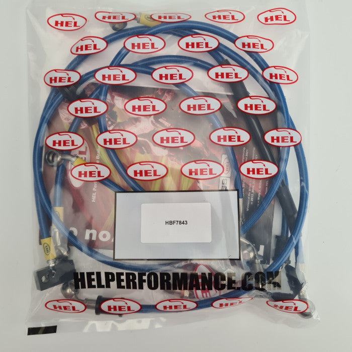 HEL Performance CL-HBK7843 Flexible OEM Replacement Braided Brake Lines