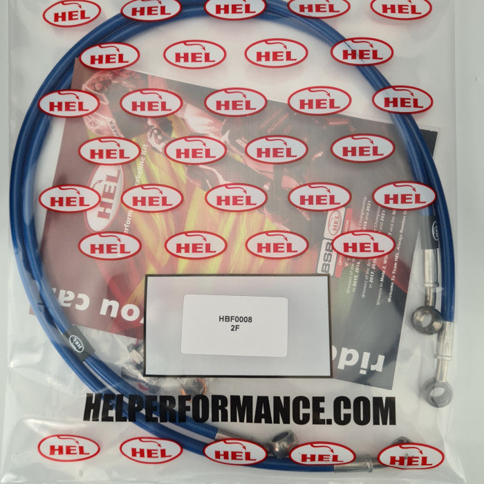 HEL Performance CL-HBF0008-FRONT ABS Delete (Track Only) Full Length Race Braided Brake Lines