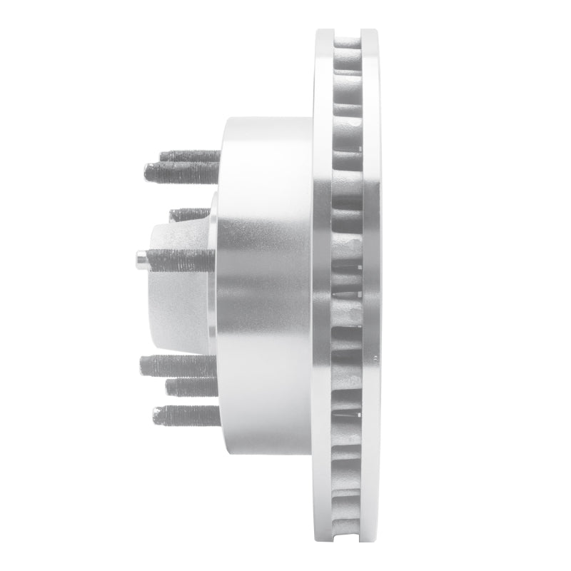 R1 Concepts R1 03-05 Ford F-250 2WD (Super Duty) Front Right Drilled & Slotted Silver Brake Rotor