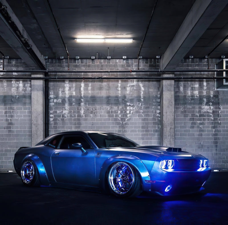 ORACLE Lighting Oracle 08-14 Dodge Challenger LED Projector Headlight Halo Kit - Blue