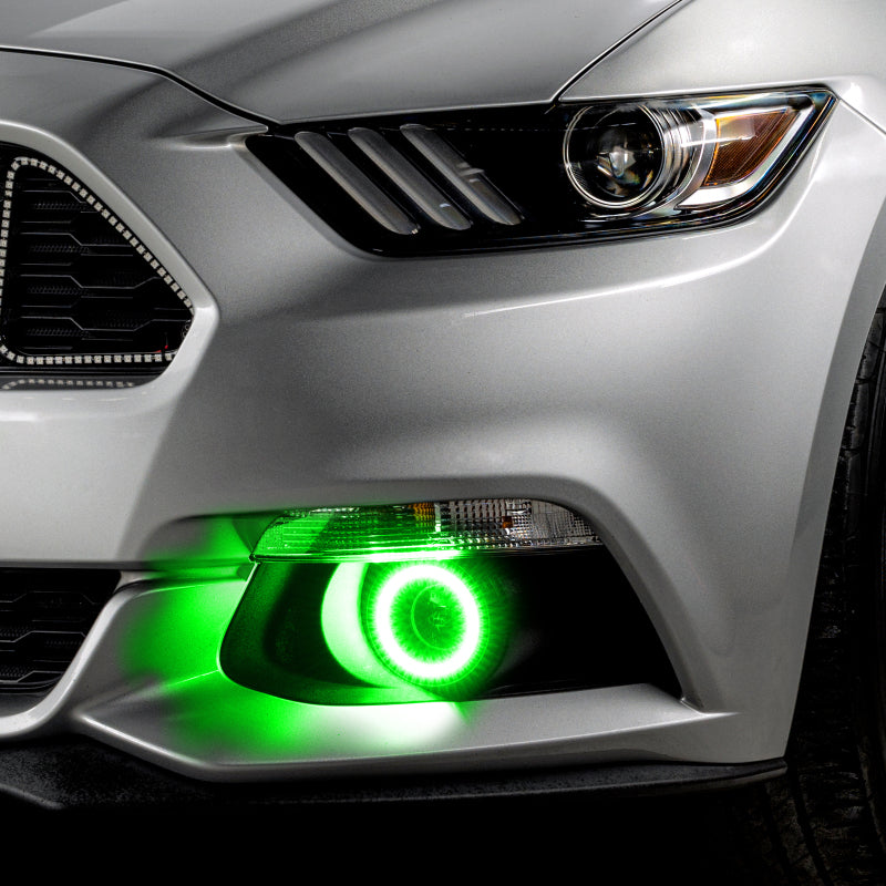 ORACLE Lighting Oracle 15-17 Ford Mustang Dynamic RGB+A Projector Surface Mount Fog Light Halo Kit -